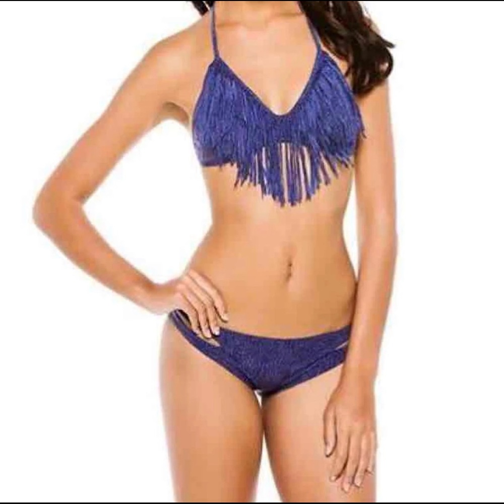 L*SPACE Blue Bikini Set